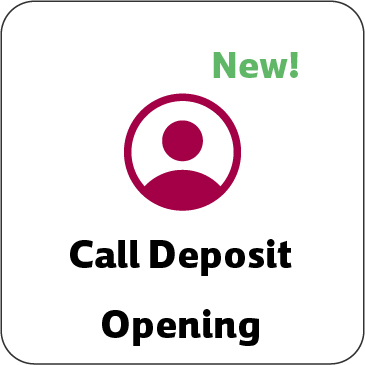 Call Deposit Opening Logo